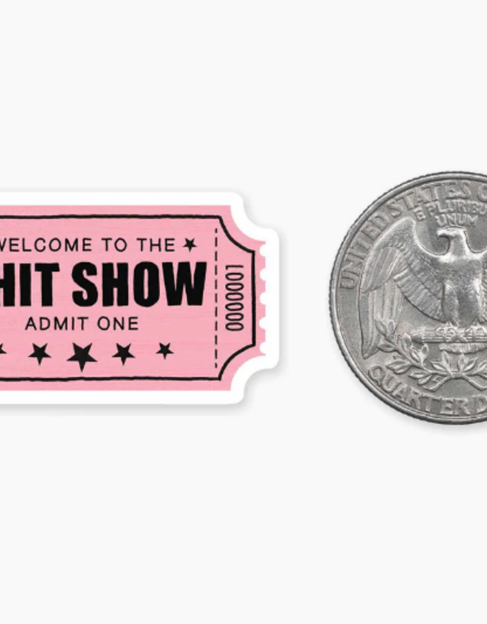 Nice Enough Shit Show MINI Sticker