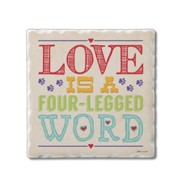 Highland Home Coaster - Love is a Four Legged Word
