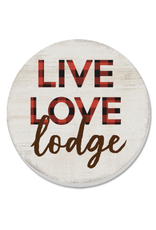 Highland Home Round Coaster - Live Love Lodge