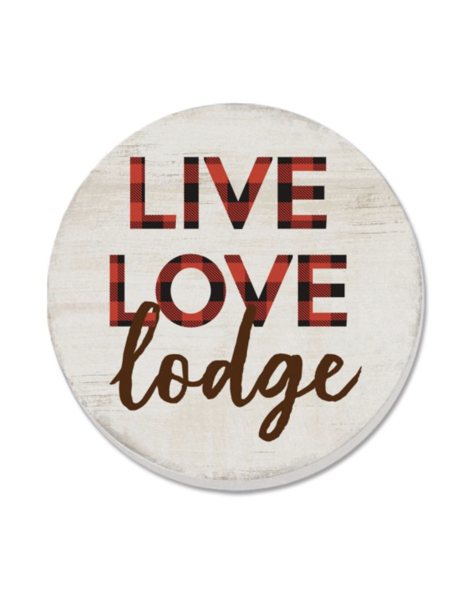 Highland Home Round Coaster - Live Love Lodge