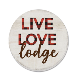 Highland Home Round Coaster - Live Love Lodge