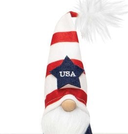 Meravic SALE 9" USA Pride Gnome - Red/White Hat