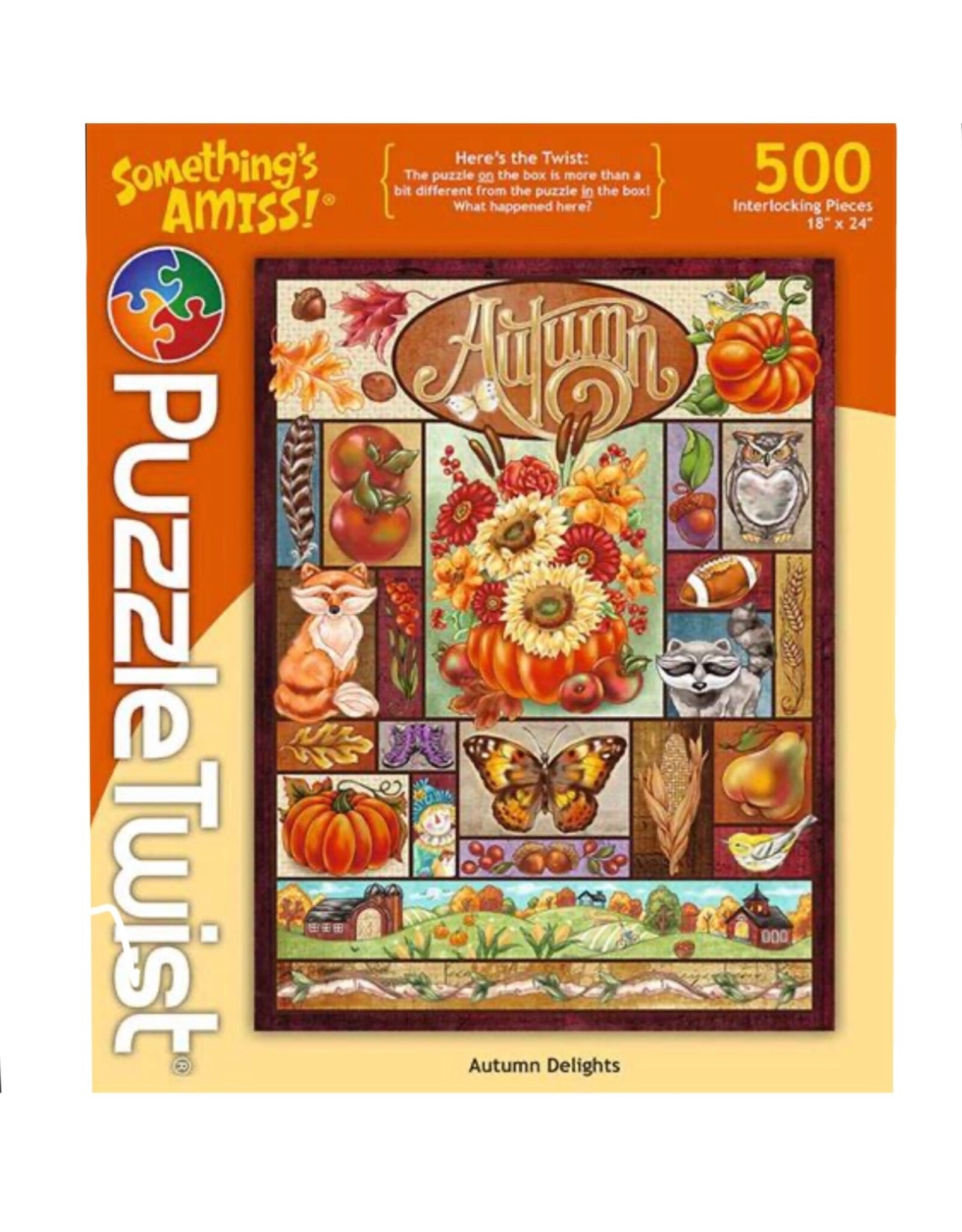 Something's Amiss Autumn Delights 500 Piece Puzzle Twist