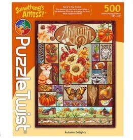 Something's Amiss Autumn Delights 500 Piece Puzzle Twist