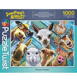 Something's Amiss Barnyard Buddies 1,000 Piece Puzzle Twist