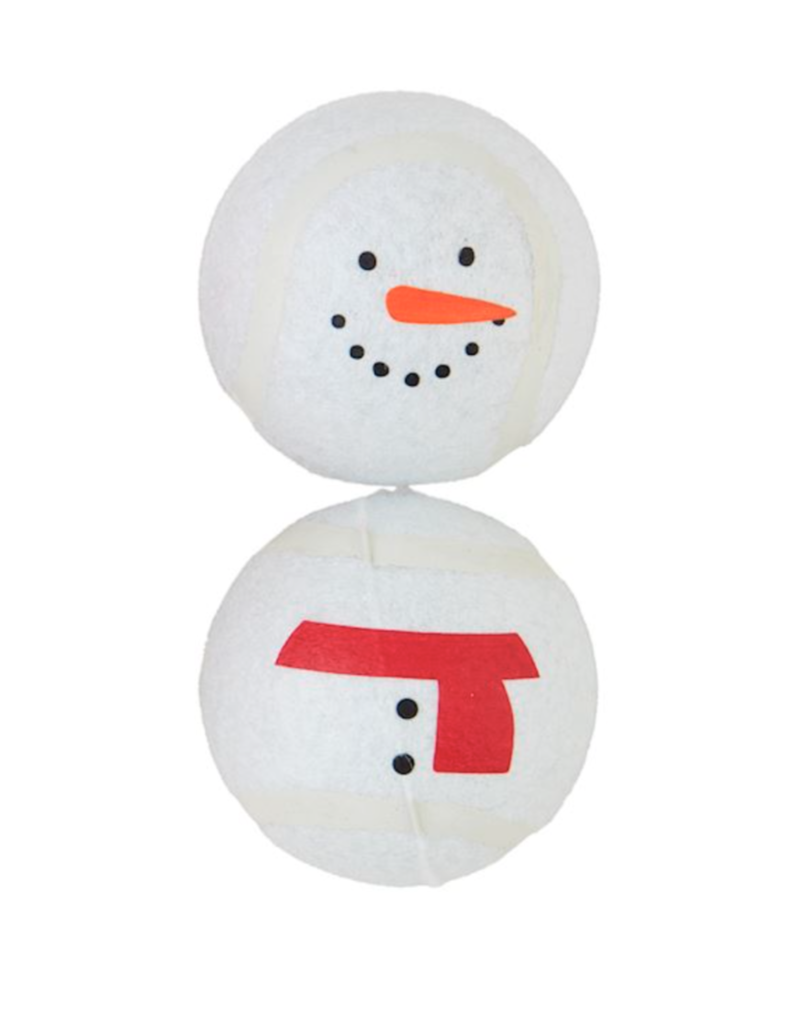 Mudpie Christmas Character Tennis Ball Set - Snowman