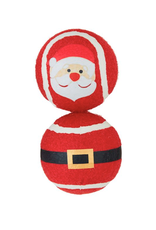 Mudpie Christmas Character Tennis Ball Set - Santa