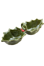 Mudpie SALE Holly Double Dip Dish
