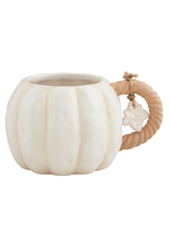 Mudpie White Pumpkin Mug