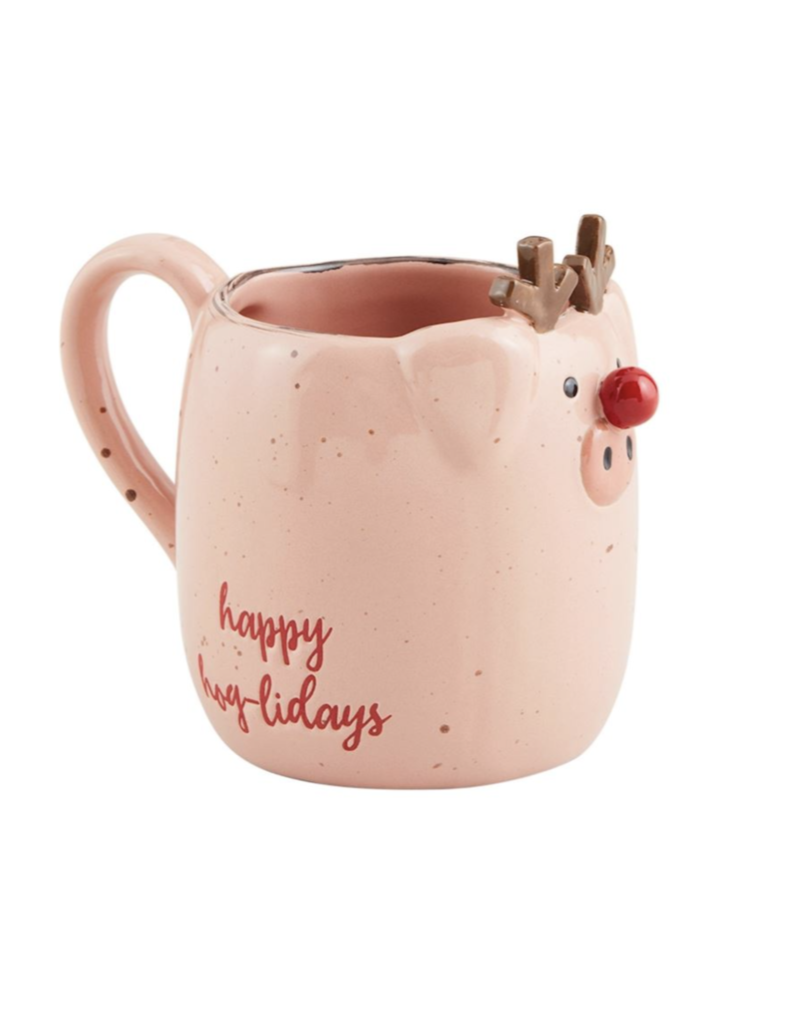 Mudpie Farm Animal Christmas Mug - Pig