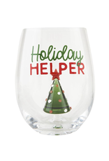 Mudpie Tree Icon Wine Glass