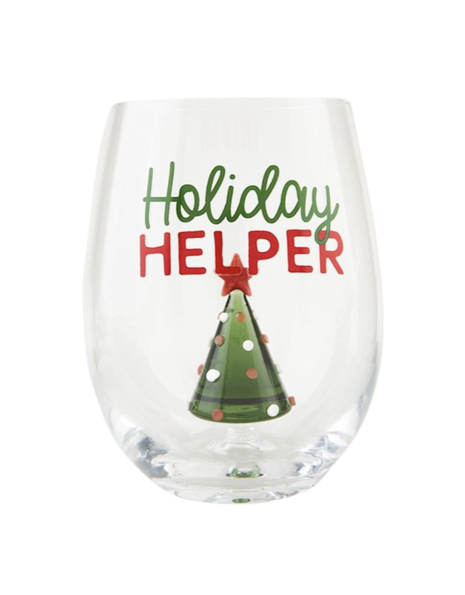 Mudpie SALE Tree Icon Wine Glass