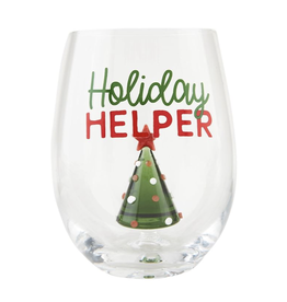Mudpie Tree Icon Wine Glass