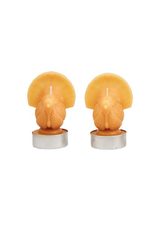 Mudpie Fall Figural Tea Light Set - Turkey