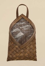 Meravic Rattan Envelope Wall Pocket with Handle