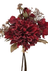 Meravic 12" Bundle of 3 Canterbury Dahlia - Red