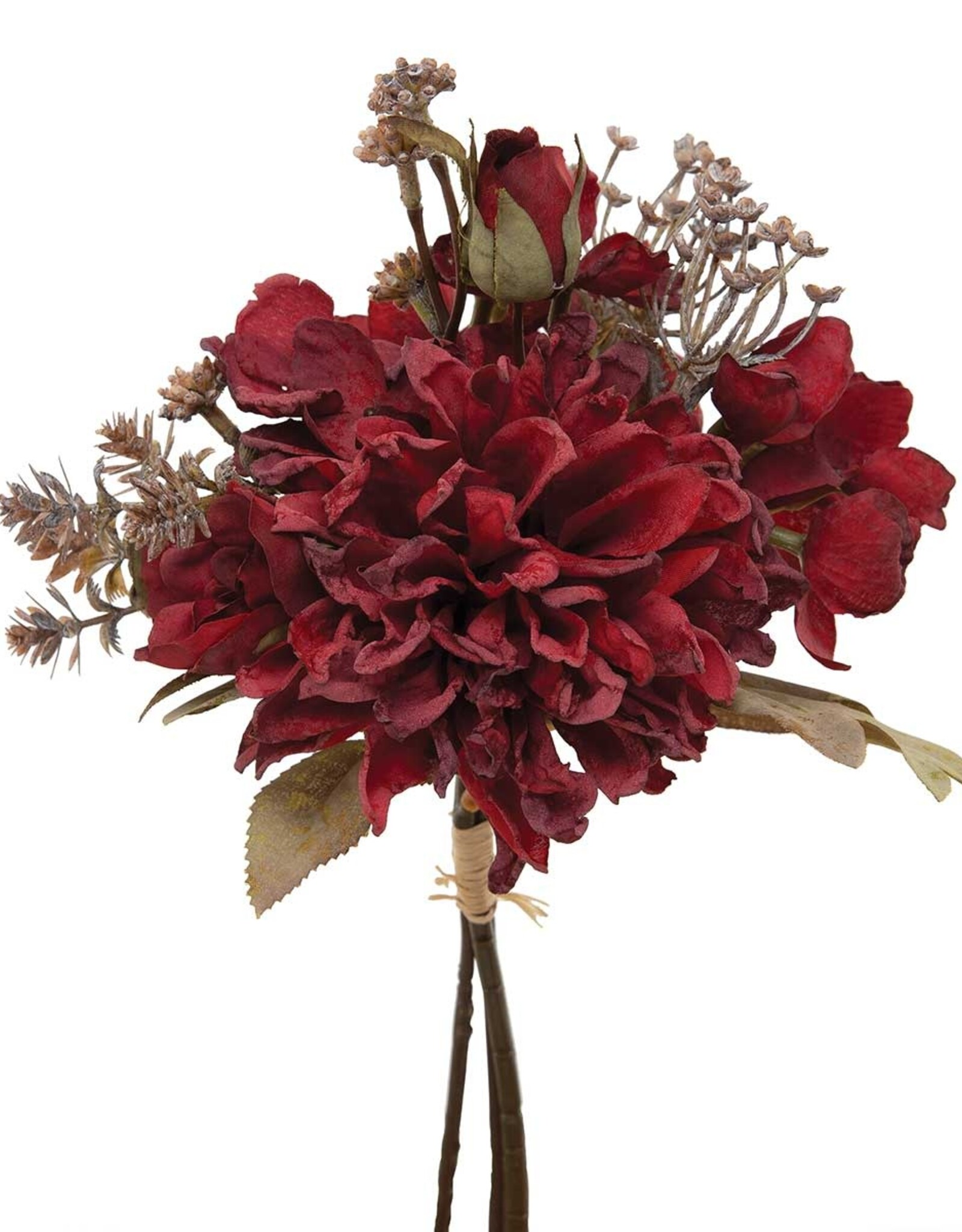 Meravic 12" Bundle of 3 Canterbury Dahlia - Red