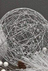 Meravic SALE 7.5" Large Wire Ball Silver