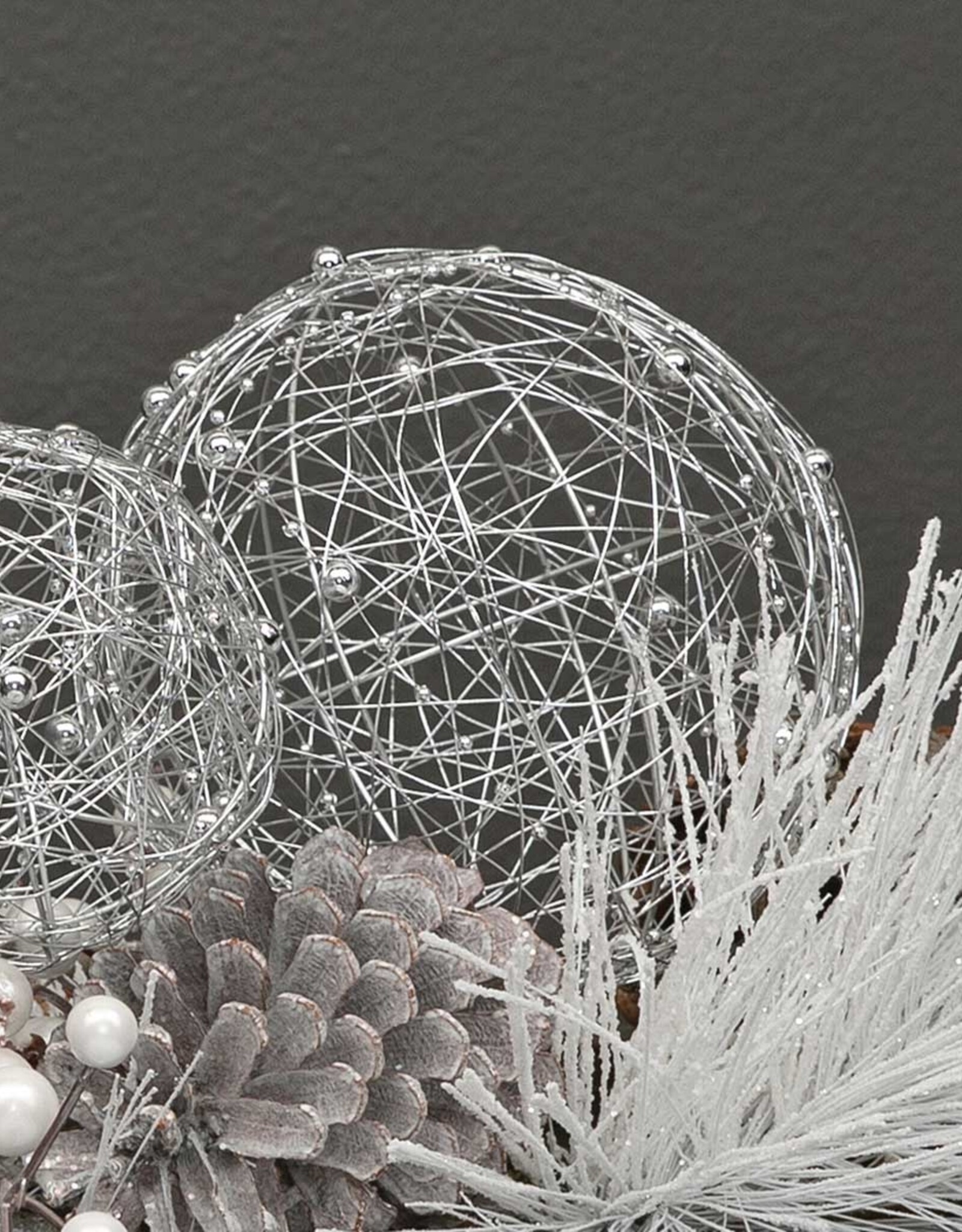 Meravic 5.5" Medium Wire Ball Silver