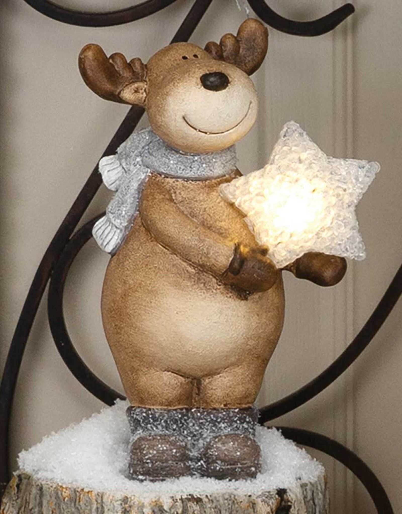 Meravic 7" Starry Sky Moose with LED Star