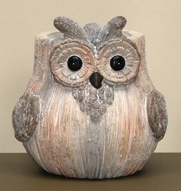 Meravic 6.5" Ollie Owl Ceramic Pot - Large