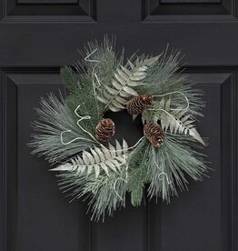 Meravic 15" Winter Pine Candle Ring