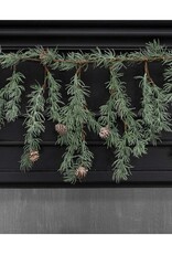 Meravic 68" Weeping Pine Garland with Pinecones