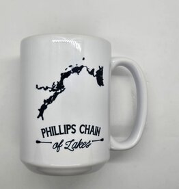 Melody Press Co. Lake Map Mug - Phillips Chain of Lakes