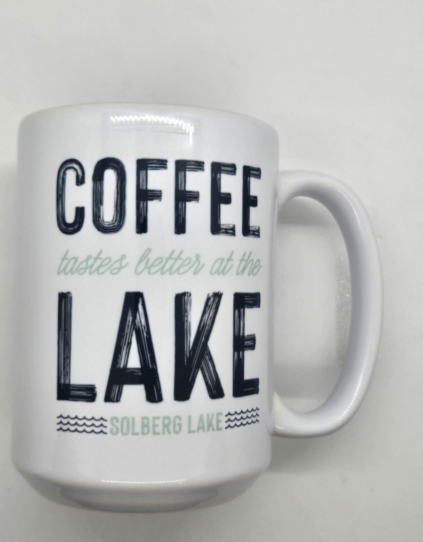 Melody Press Co. Coffee Tastes Better at the Lake Mug - Solberg Lake