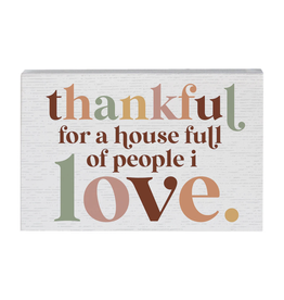 Sincere Surroundings Thankful Love Colorful Sign