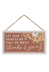 Sincere Surroundings SALE Thanks & Giving Rust Sign