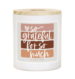 Sincere Surroundings So Grateful Stripes Candle (Chai)