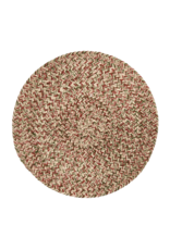 Park Designs Round Placemat - Spice Bin Braided Ginger 15"