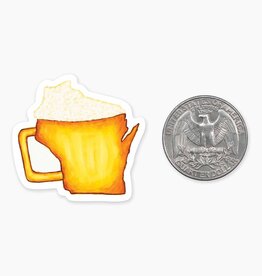 Nice Enough Wisconsin Beer MINI Sticker