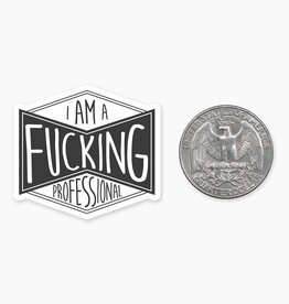 Nice Enough F***ing Professional MINI Sticker