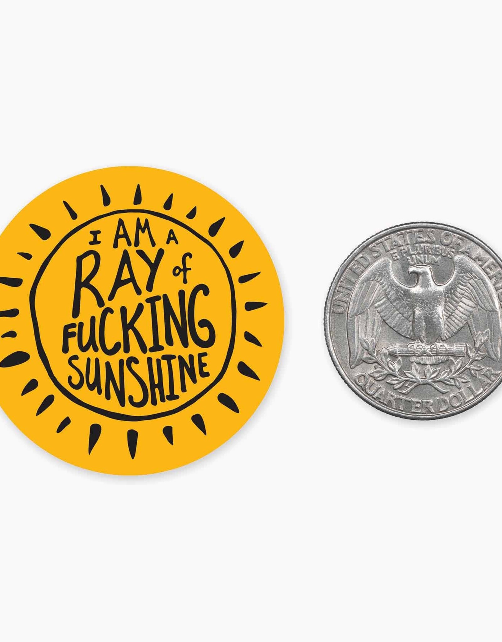 Nice Enough Ray of Sunshine MINI Sticker