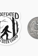 Nice Enough Undefeated MINI Sticker