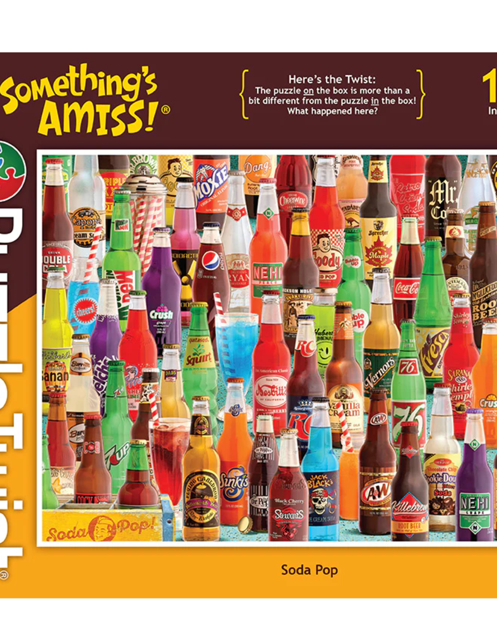 Something's Amiss Soda Pop 1,000 Piece Puzzle Twist
