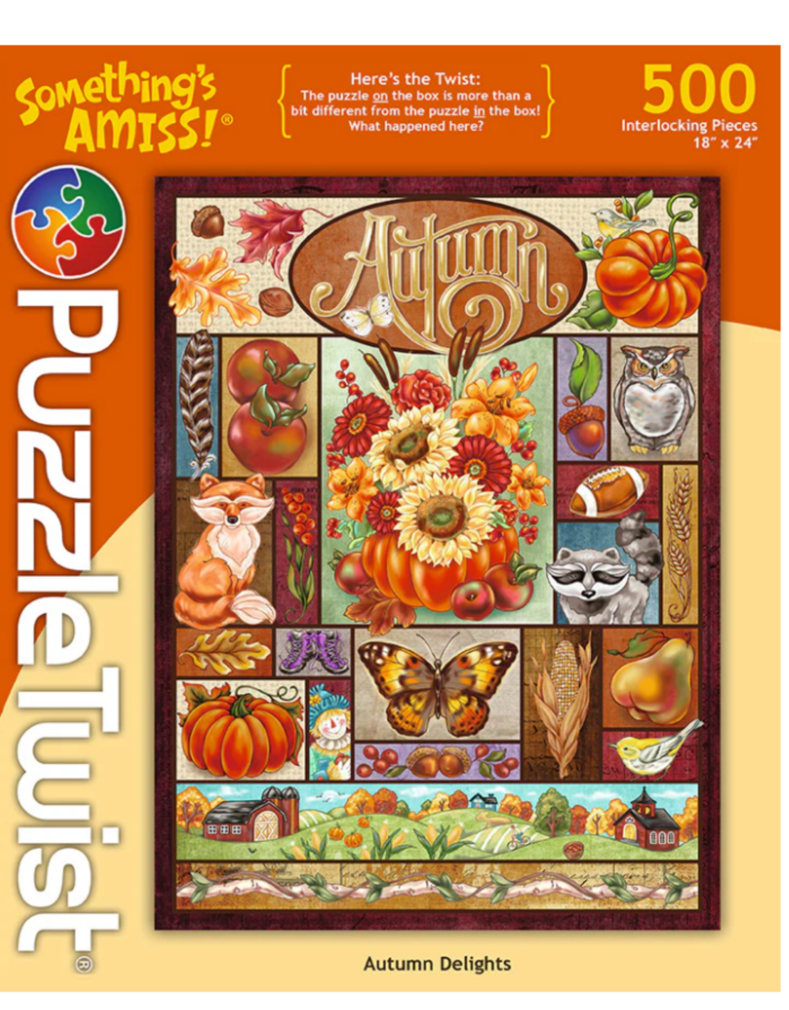 Something's Amiss Autumn Delights 500 Piece Puzzle Twist