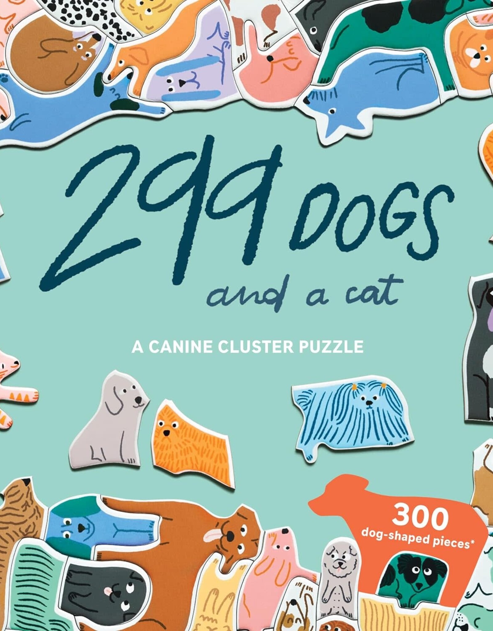 Chronicle Books 299 Dogs (and a cat) 300 Piece Puzzle
