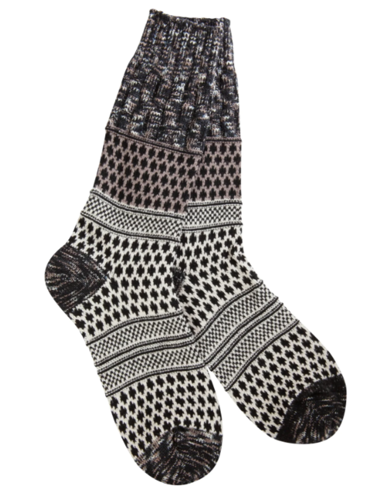 World's Softest Socks Weekend Gallery Textured Crew Sock - Nightfall Multi