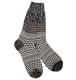 World's Softest Socks Weekend Gallery Textured Crew Sock - Nightfall Multi