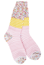 World's Softest Socks Holiday Gallery Textured Crew Sock - Whimsical Multi