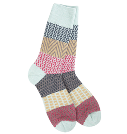 World's Softest Socks Weekend Gallery Crew Sock - Boho