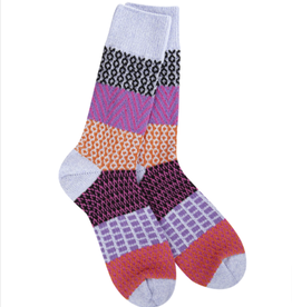 World's Softest Socks Weekend Gallery Crew Sock - Lavender