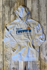 Directional Apparel SALE Phillips Trees, Stripes, Sky Light Grey Hoodie