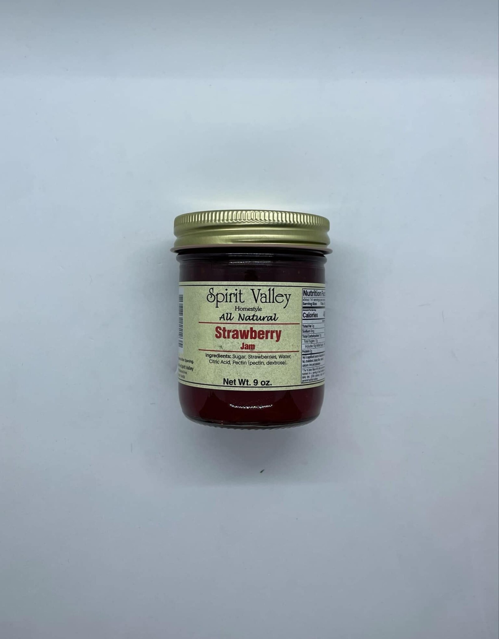 Spirit Valley Strawberry Jam