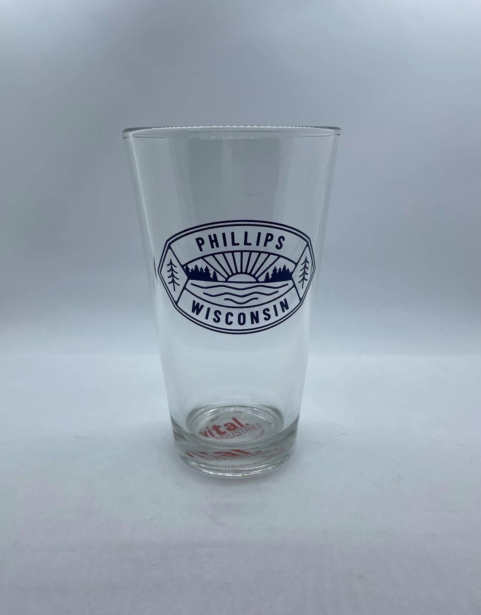Vital Industries Phillips Wisconsin Sunset Pint Glass