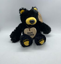 Demdaco Phillips Plush Bear with Ornament Bearfoot
