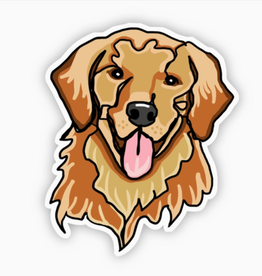 Big Moods Stickers Golden Retriever Dog Sticker